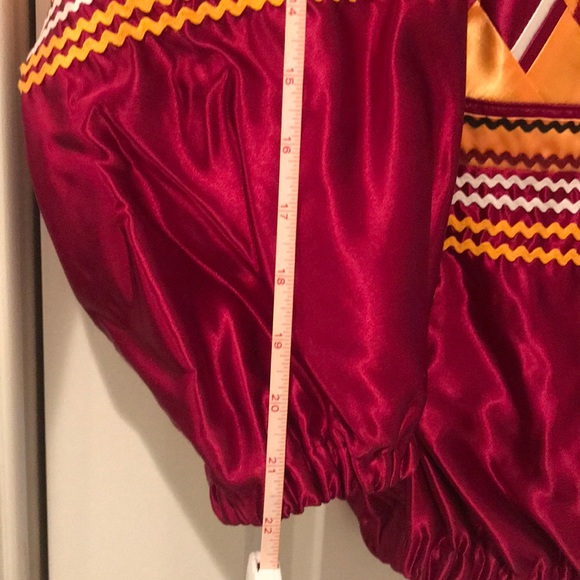 Seminole Satin Patchwork Jacket Handmade FSU - Picture 5 of 8